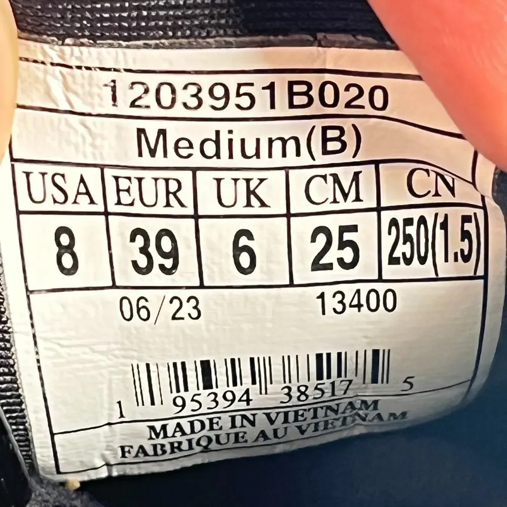 Brooks Ghost Max Black Ebony Cushioned Running Shoes 1203951B020 Women's Size 8